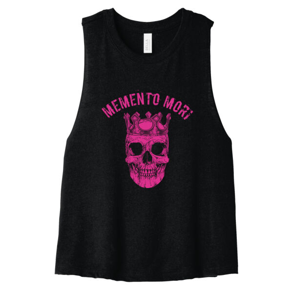Memento Mori Ladies Cropped Racerback Thumbnail