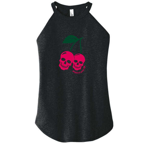 Memento Mori Cherry Skull Rocker Tank Thumbnail