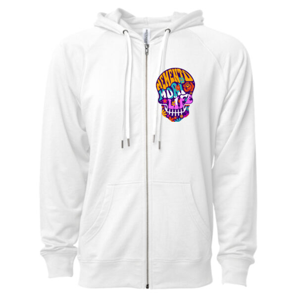Groovy Memento Mori Life Zip Up Thumbnail