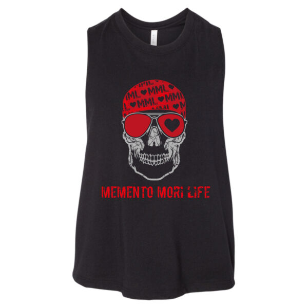 Heart Racerback Crop Tank Thumbnail