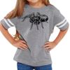 Rabbit Skins Toddler Fine Jersey Football T-Shirt Thumbnail