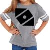 Rabbit Skins Toddler Fine Jersey Football T-Shirt Thumbnail