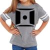 Rabbit Skins Toddler Fine Jersey Football T-Shirt Thumbnail