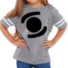 Rabbit Skins Toddler Fine Jersey Football T-Shirt Thumbnail
