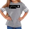 Rabbit Skins Toddler Fine Jersey Football T-Shirt Thumbnail