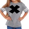 Rabbit Skins Toddler Fine Jersey Football T-Shirt Thumbnail