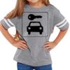 Rabbit Skins Toddler Fine Jersey Football T-Shirt Thumbnail