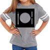 Rabbit Skins Toddler Fine Jersey Football T-Shirt Thumbnail