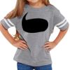 Rabbit Skins Toddler Fine Jersey Football T-Shirt Thumbnail