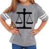 Rabbit Skins Toddler Fine Jersey Football T-Shirt Thumbnail
