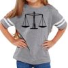 Rabbit Skins Toddler Fine Jersey Football T-Shirt Thumbnail