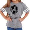 Rabbit Skins Toddler Fine Jersey Football T-Shirt Thumbnail