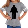 Rabbit Skins Toddler Fine Jersey Football T-Shirt Thumbnail