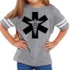 Rabbit Skins Toddler Fine Jersey Football T-Shirt Thumbnail