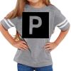 Rabbit Skins Toddler Fine Jersey Football T-Shirt Thumbnail