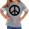 Rabbit Skins Toddler Fine Jersey Football T-Shirt Thumbnail