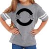 Rabbit Skins Toddler Fine Jersey Football T-Shirt Thumbnail