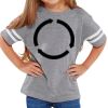 Rabbit Skins Toddler Fine Jersey Football T-Shirt Thumbnail