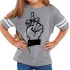 Rabbit Skins Toddler Fine Jersey Football T-Shirt Thumbnail