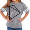 Rabbit Skins Toddler Fine Jersey Football T-Shirt Thumbnail