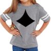 Rabbit Skins Toddler Fine Jersey Football T-Shirt Thumbnail