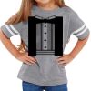 Rabbit Skins Toddler Fine Jersey Football T-Shirt Thumbnail
