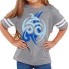 Rabbit Skins Toddler Fine Jersey Football T-Shirt Thumbnail