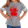 Rabbit Skins Toddler Fine Jersey Football T-Shirt Thumbnail