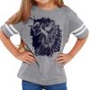 Rabbit Skins Toddler Fine Jersey Football T-Shirt Thumbnail