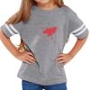 Rabbit Skins Toddler Fine Jersey Football T-Shirt Thumbnail