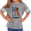 Rabbit Skins Toddler Fine Jersey Football T-Shirt Thumbnail