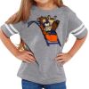 Rabbit Skins Toddler Fine Jersey Football T-Shirt Thumbnail