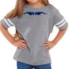 Rabbit Skins Toddler Fine Jersey Football T-Shirt Thumbnail