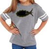 Rabbit Skins Toddler Fine Jersey Football T-Shirt Thumbnail