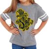 Rabbit Skins Toddler Fine Jersey Football T-Shirt Thumbnail