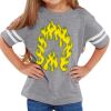 Rabbit Skins Toddler Fine Jersey Football T-Shirt Thumbnail