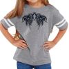 Rabbit Skins Toddler Fine Jersey Football T-Shirt Thumbnail