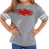 Rabbit Skins Toddler Fine Jersey Football T-Shirt Thumbnail