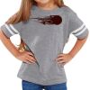 Rabbit Skins Toddler Fine Jersey Football T-Shirt Thumbnail