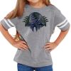 Rabbit Skins Toddler Fine Jersey Football T-Shirt Thumbnail