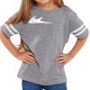 Rabbit Skins Toddler Fine Jersey Football T-Shirt Thumbnail
