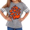 Rabbit Skins Toddler Fine Jersey Football T-Shirt Thumbnail