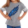 Rabbit Skins Toddler Fine Jersey Football T-Shirt Thumbnail