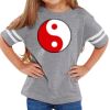Rabbit Skins Toddler Fine Jersey Football T-Shirt Thumbnail