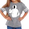 Rabbit Skins Toddler Fine Jersey Football T-Shirt Thumbnail