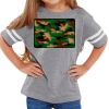 Rabbit Skins Toddler Fine Jersey Football T-Shirt Thumbnail