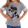 Rabbit Skins Toddler Fine Jersey Football T-Shirt Thumbnail