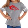 Rabbit Skins Toddler Fine Jersey Football T-Shirt Thumbnail