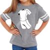 Rabbit Skins Toddler Fine Jersey Football T-Shirt Thumbnail