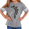 Rabbit Skins Toddler Fine Jersey Football T-Shirt Thumbnail